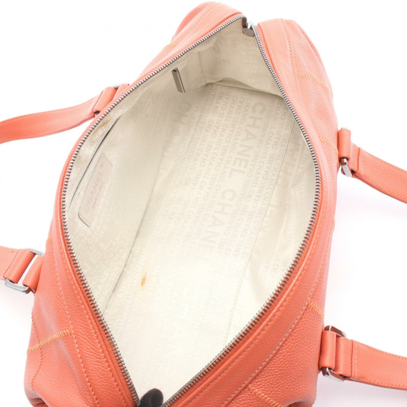 香奈兒巧克力棒手提包,粉紅色粒面小牛皮,二手女士SHW CC Coco-2