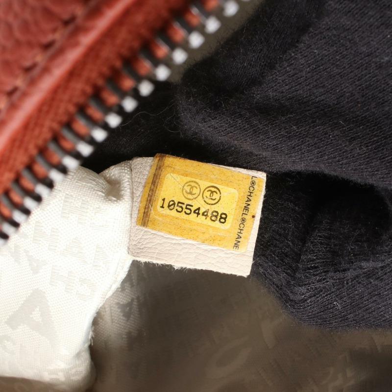 香奈兒巧克力棒手提包,粉紅色粒面小牛皮,二手女士SHW CC Coco-5