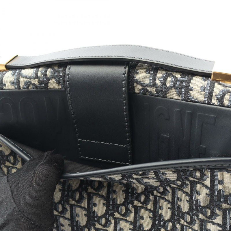 Christian Dior 30 MONTAIGNE Oblique Jacquard Shoulder Bag M9203UTZQ canvas Navy-6