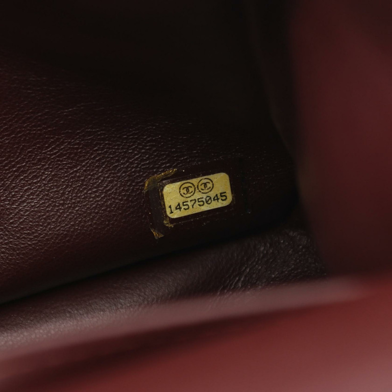 香奈兒 Matelasse34 經典 Maxi W 翻蓋鏈條單背包 A58601 小牛皮 GHW BK-4