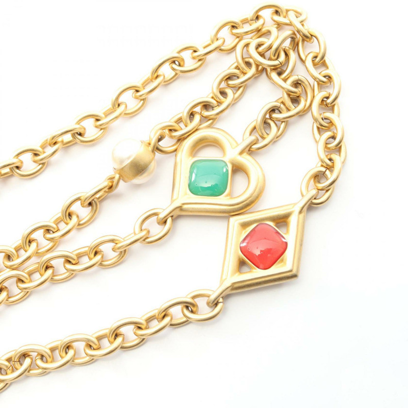 香奈兒迷你絎縫鏈條斜背包 AS3849 羊皮 黃色 GHW-10