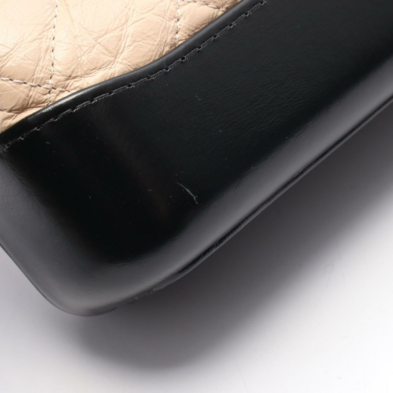 香奈兒 (CHANEL) Gabriel De Chanel 小號 Hobo 單肩包 A91810 皮革 粉紅色 黑色 二手-5