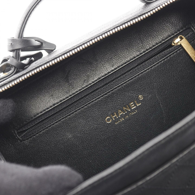 香奈兒 CC 鏤空絎縫 Vanity 鏈條單肩斜背包 A93344 皮革-5