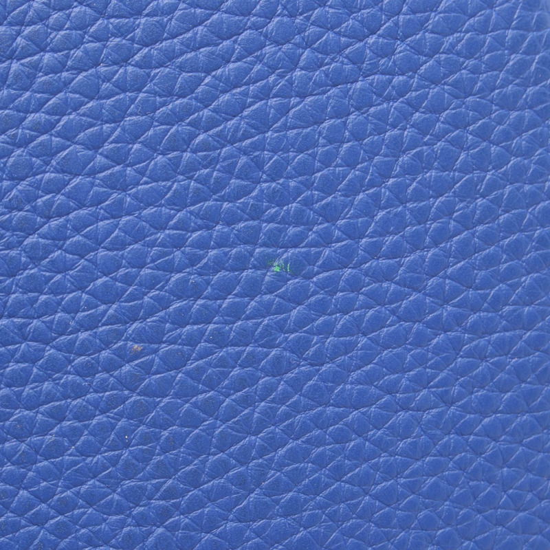 愛馬仕 Picotin Lock MM 手提包，Clemence 皮革，電光藍，二手，女士款，O SHW-9