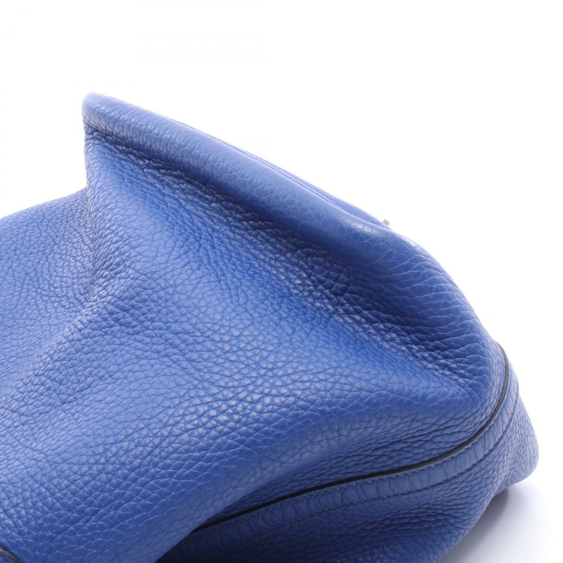 愛馬仕 Picotin Lock MM 手提包，Clemence 皮革，電光藍，二手，女士款，O SHW-12