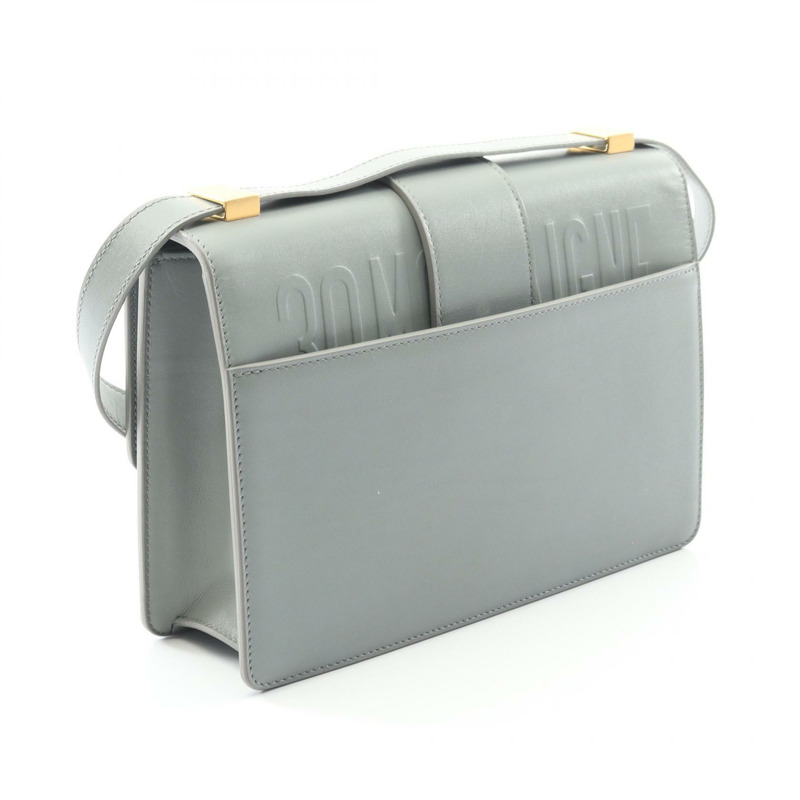 Christian Dior 30 MONTAIGNE 斜背肩背包 M9203UMOS 皮革 綠色 二手-1