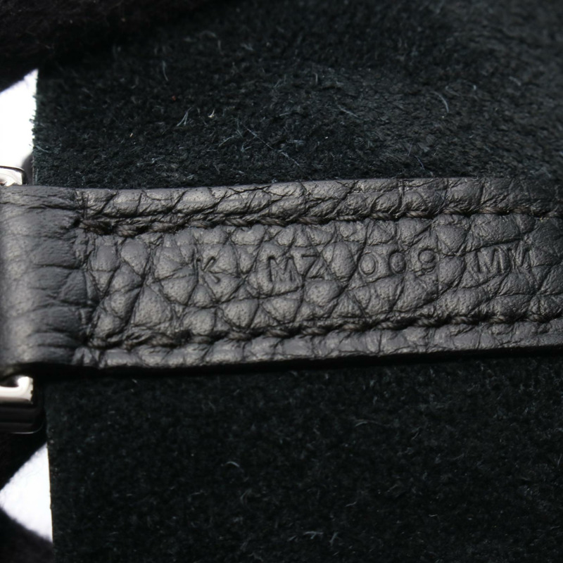 愛馬仕 Picotin Lock PM 手提包,Clemence 皮革,黑色,二手,女士款,K SHW-4