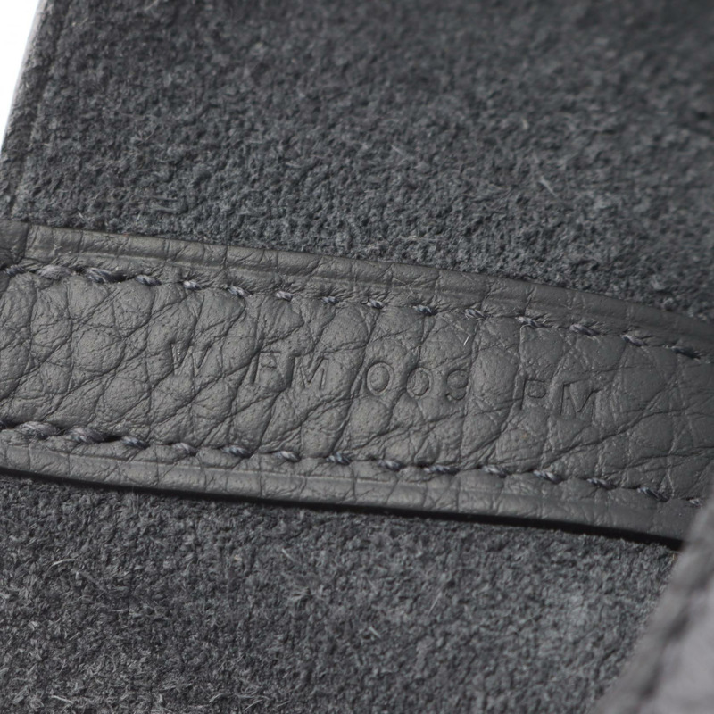 愛馬仕 Picotin Lock PM Eclat 手提包,Clemence Swift 皮革,灰色/黑色,二手,金色五金-4