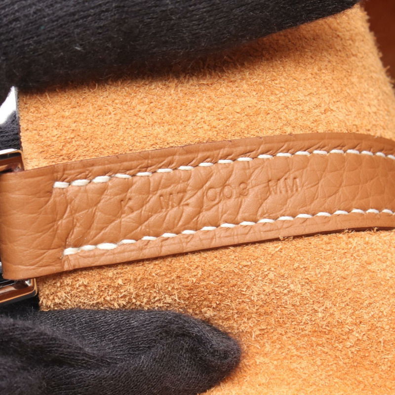 愛馬仕 Picotin Lock PM 手提包，Clemence 皮革，棕色，二手，女士 K SHW-4