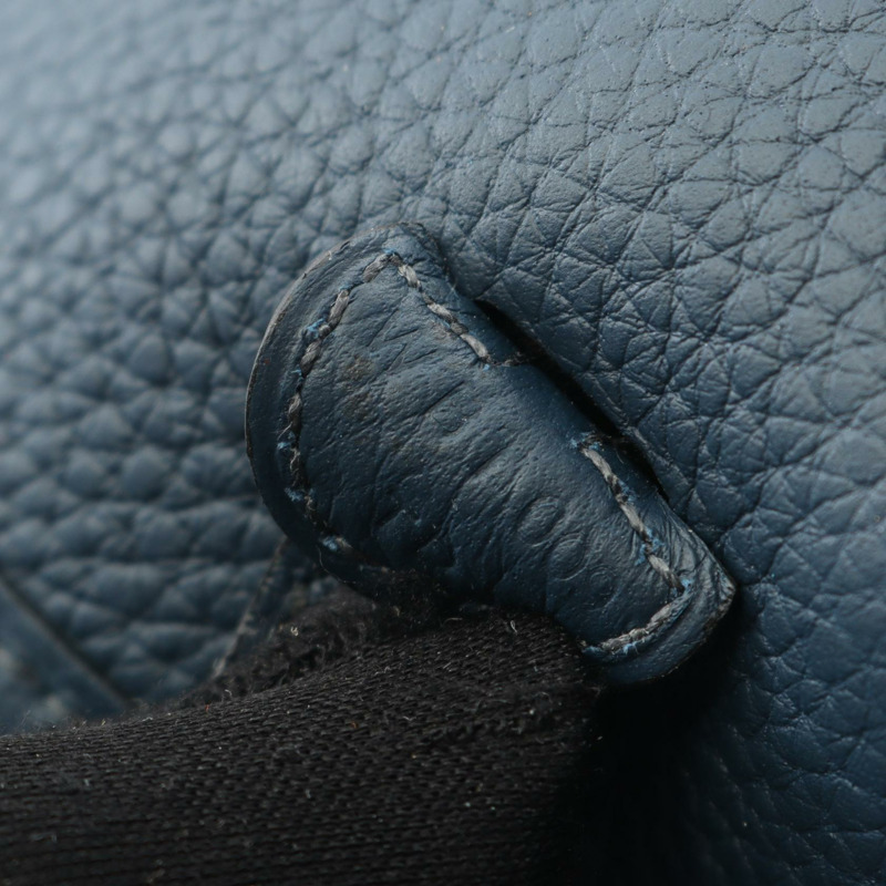 愛馬仕 Evelyne TPM Amazon 單肩斜背包，Clemence 皮革，海軍藍，二手 SHW-4