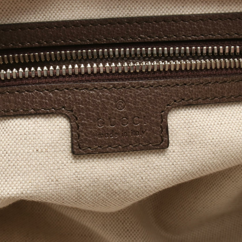 GUCCI Sherry系列單肩托特包 782741 帆布 米色 綠色 紅色 二手 男女通用-3