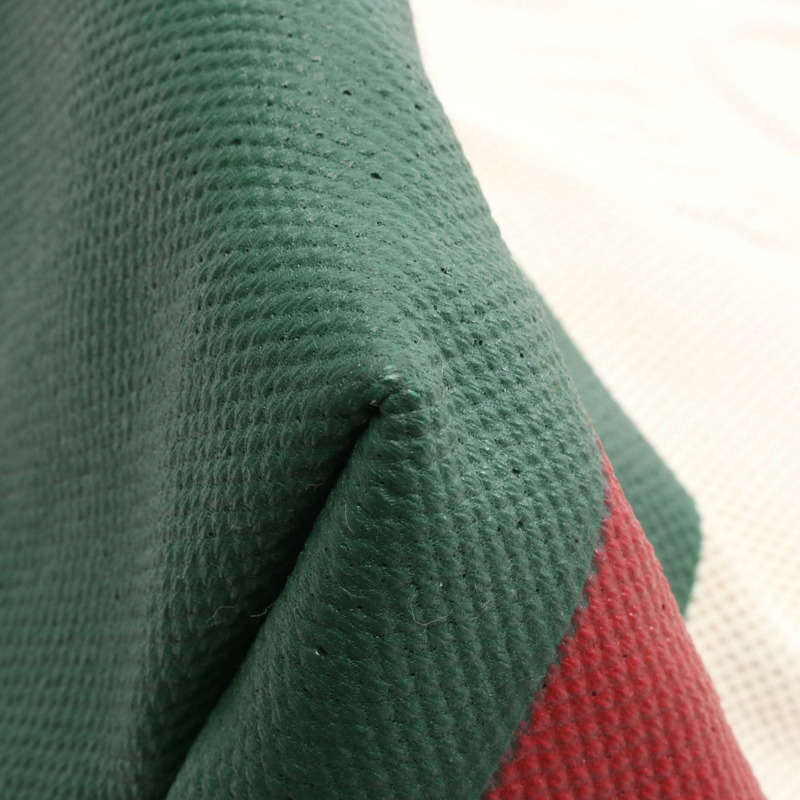 GUCCI Sherry系列單肩托特包 782741 帆布 米色 綠色 紅色 二手 男女通用-4