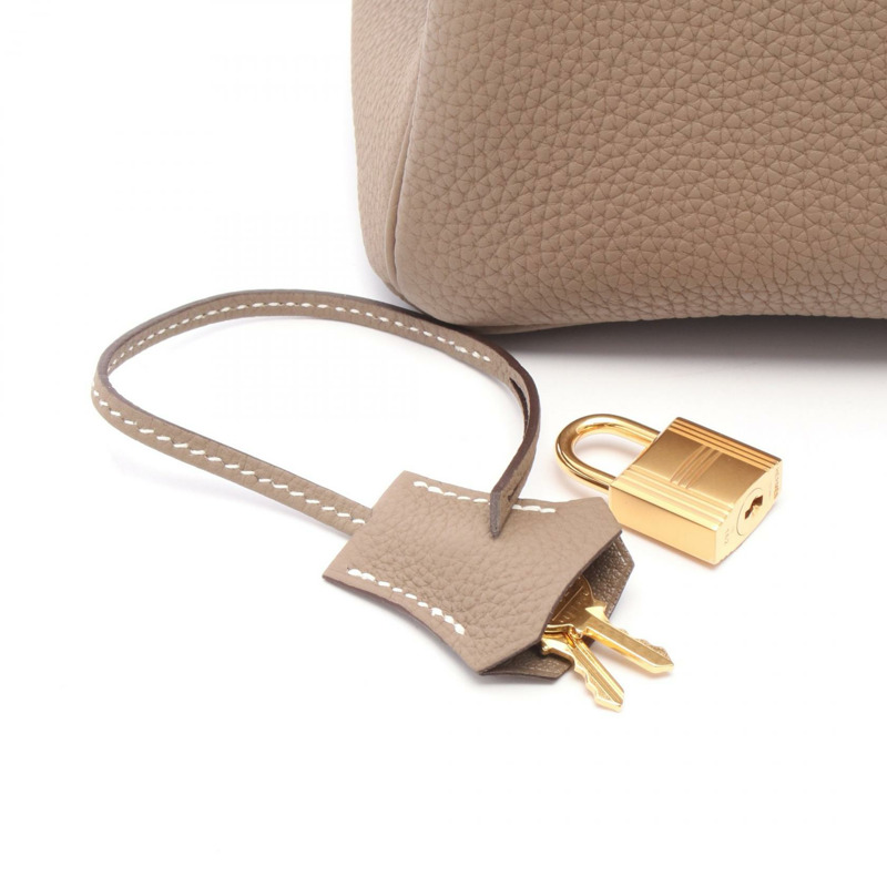 愛馬仕 Birkin 30 手提包,Togo 皮革,棕色/灰褐色,二手,女士,D 碼,金色五金-5