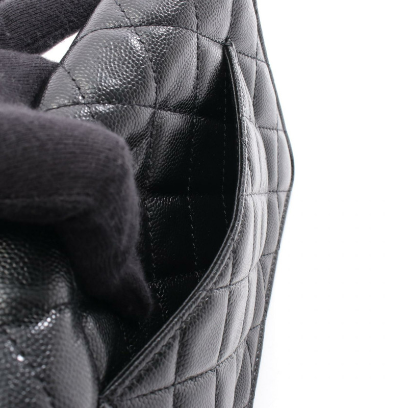 香奈兒 (CHANEL) 絎縫斜背包 AP0250 黑色皮革 二手 女士 GHW CC-5