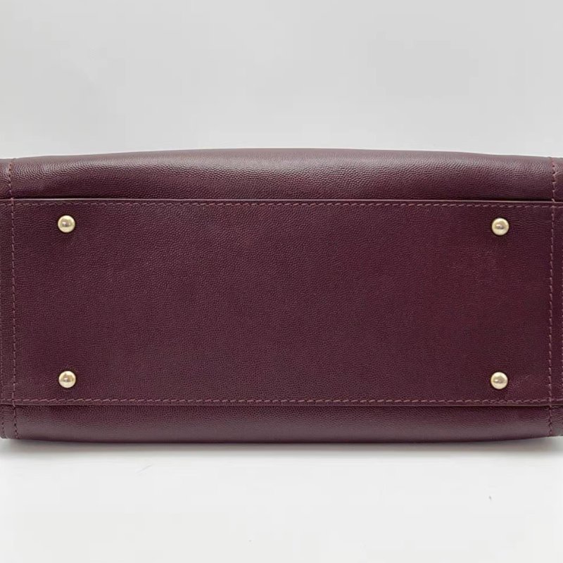 CHANEL 紅色荔枝紋牛皮沙灘包 33*28*6.5 99新 配件塵袋保卡-3