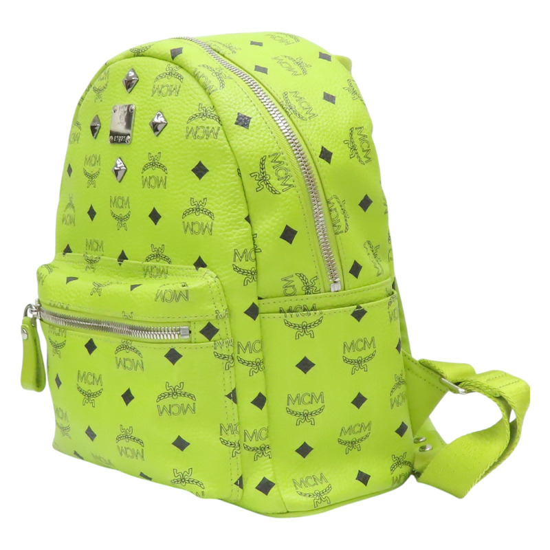 綠色 Visetos 塗層帆布 後背包【MCM】-2