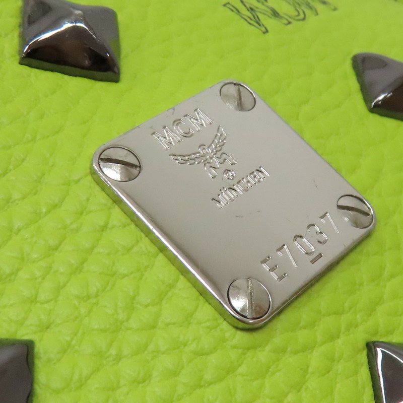 綠色 Visetos 塗層帆布 後背包【MCM】-9