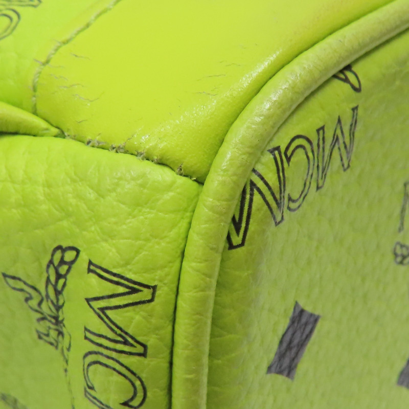 綠色 Visetos 塗層帆布 後背包【MCM】-13