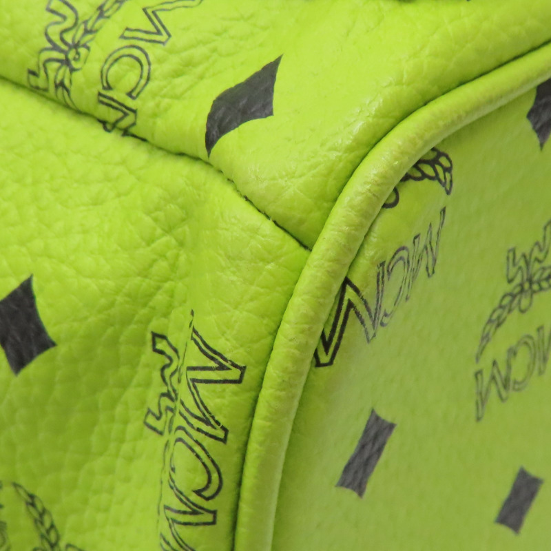 綠色 Visetos 塗層帆布 後背包【MCM】-15