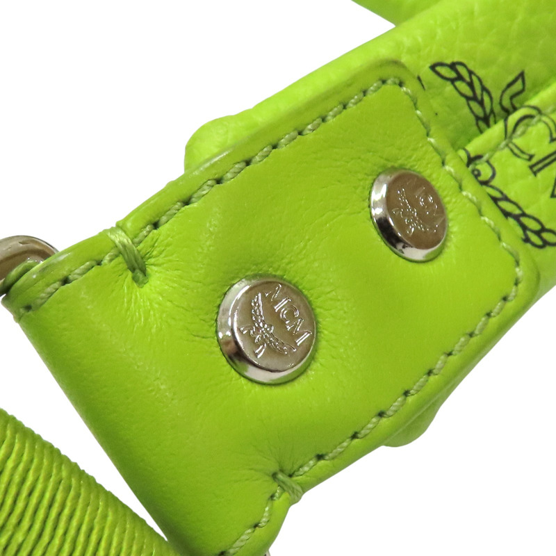 綠色 Visetos 塗層帆布 後背包【MCM】-17