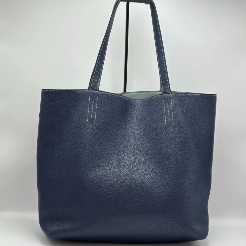 HERMES doublesense36雙面拼色肩背托特包34*32*11 98新-5