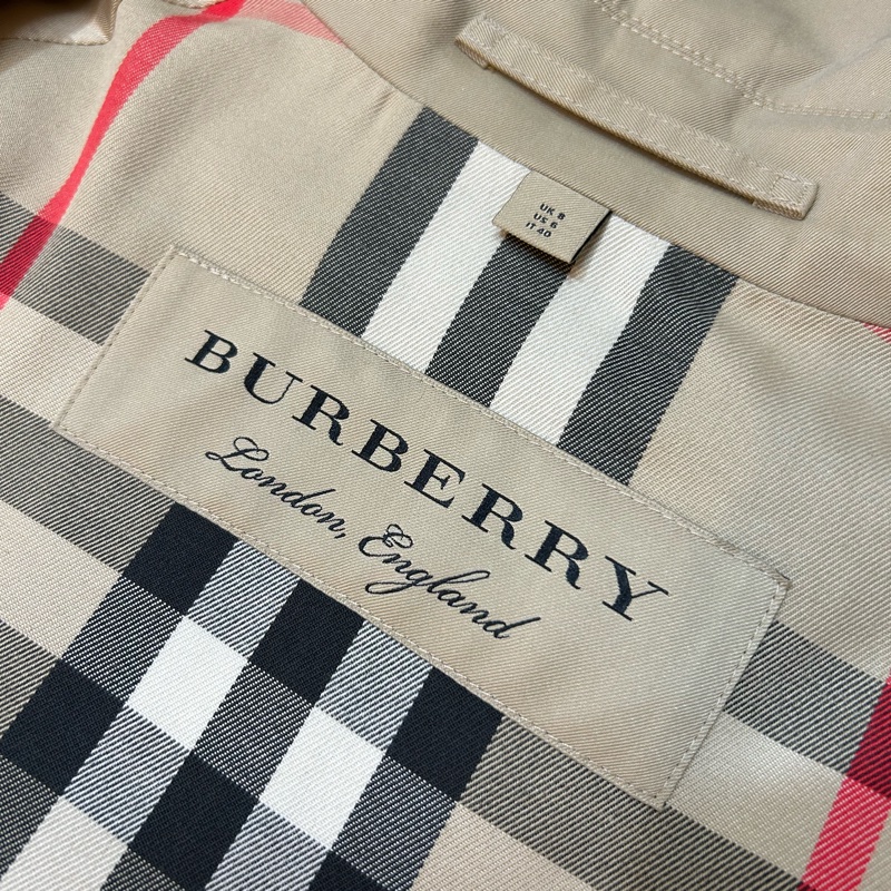 BURBERRY英國蜜色風衣UK8-11