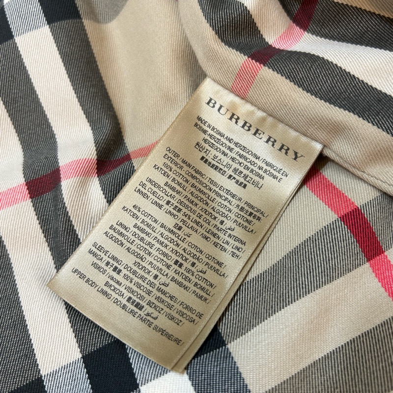 BURBERRY英國蜜色風衣UK8-12