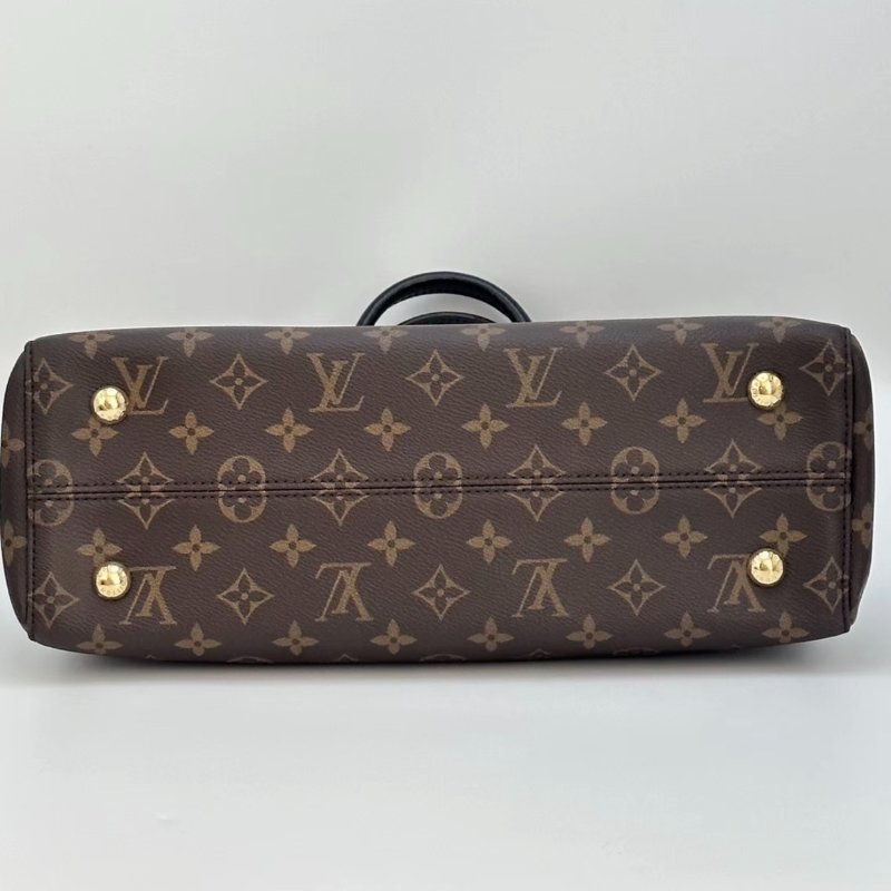 LV 老花拼色Venus手提斜背包34*22*12 98新配件塵袋購證鎖鑰匙-2