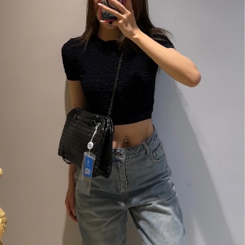 BOTTEGA VENETA Nappa Intrecciato Duo 灰黑 肩背包 手提包 側背包 斜背包-5