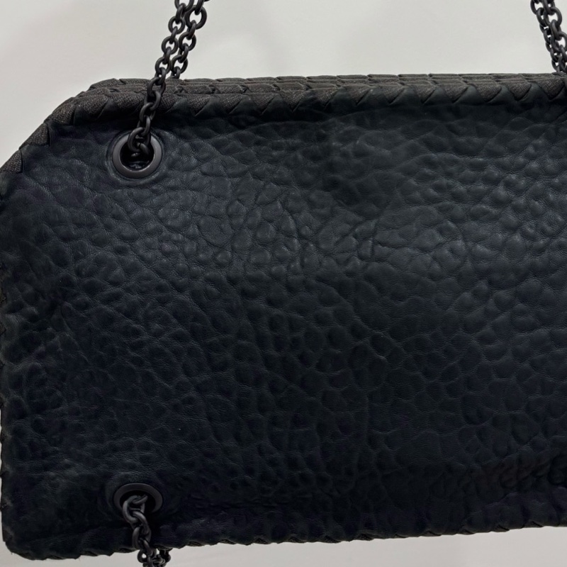 BOTTEGA VENETA Nappa Intrecciato Duo 灰黑 肩背包 手提包 側背包 斜背包-23