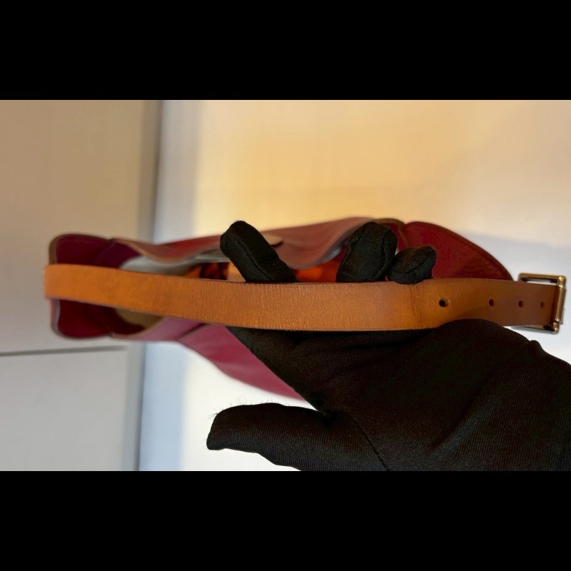 Hermes 單把紅皮革hobo包 Marwari-24