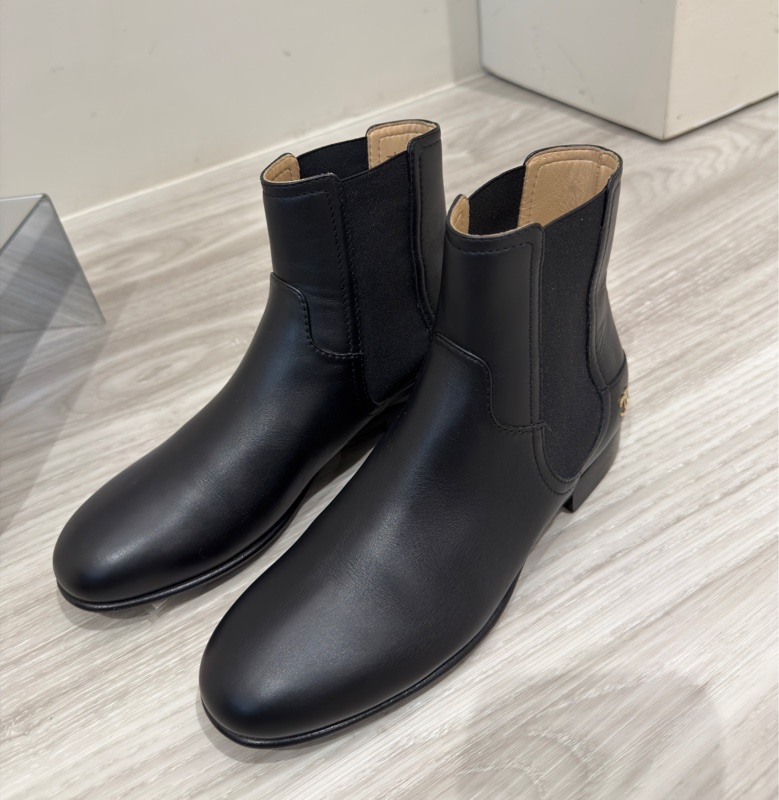 Chanel  黑色短靴❤️‍🔥超好看極新36號-4