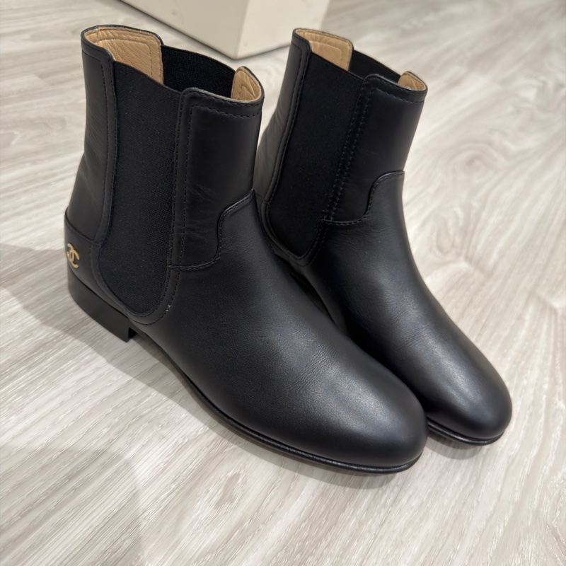 Chanel  黑色短靴❤️‍🔥超好看極新36號-6