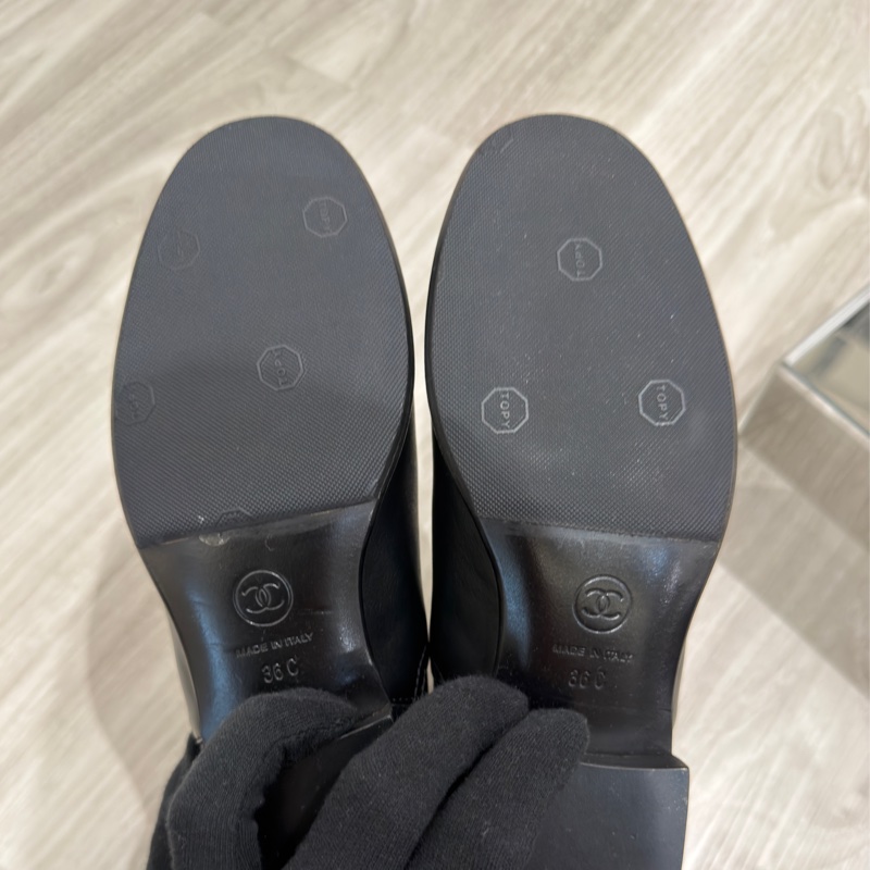 Chanel  黑色短靴❤️‍🔥超好看極新36號-24