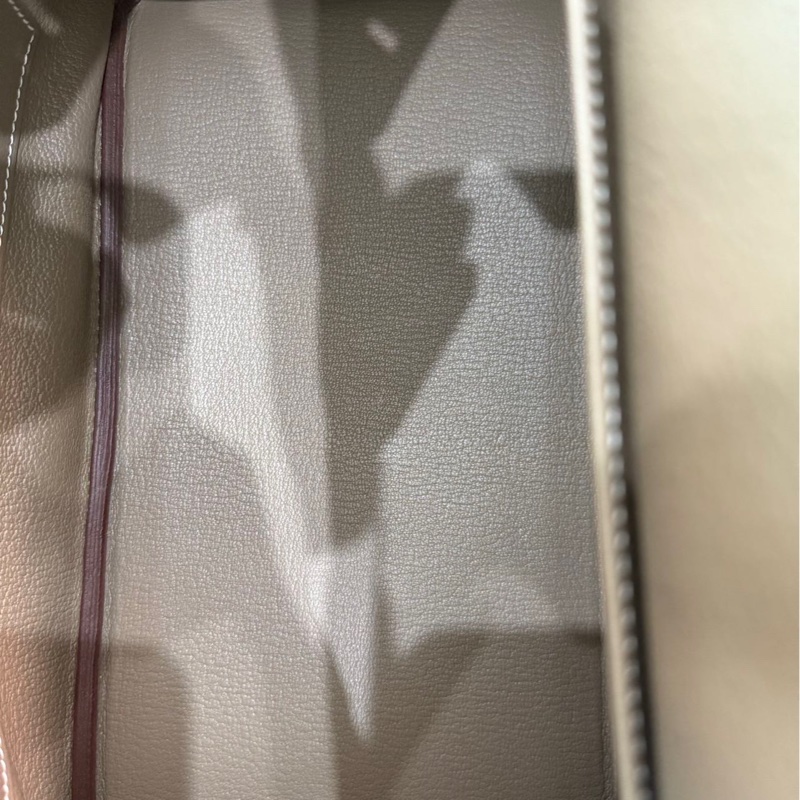 99新 愛馬仕birkin30大象灰金扣Togo皮 -14