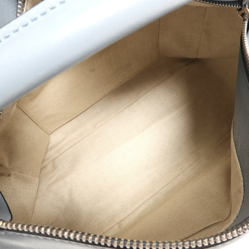 LOEWE 牛皮皮革Puzzle Medium銀扣手挽肩背兩用袋-4