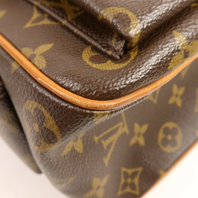 LOUIS VUITTON Monogram Multipli Cite金扣肩背袋-9