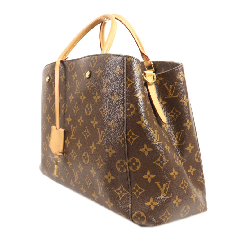 LOUIS VUITTON Monogram Montaigne GM金扣手挽肩背兩用袋-2