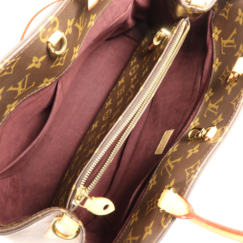 LOUIS VUITTON Monogram Montaigne GM金扣手挽肩背兩用袋-4