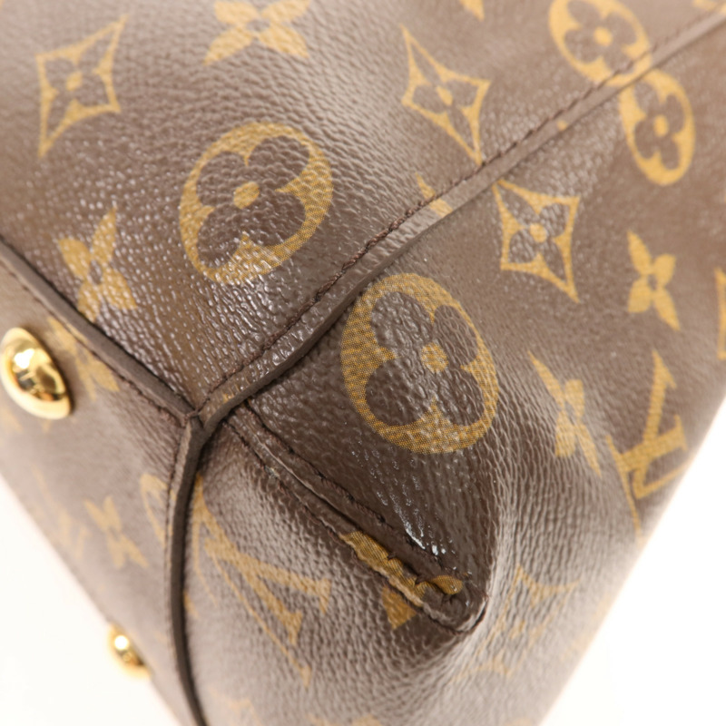 LOUIS VUITTON Monogram Montaigne GM金扣手挽肩背兩用袋-9
