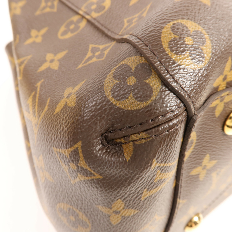 LOUIS VUITTON Monogram Montaigne GM金扣手挽肩背兩用袋-10