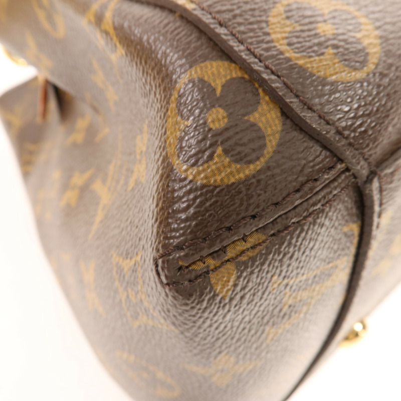 LOUIS VUITTON Monogram Montaigne GM金扣手挽肩背兩用袋-12