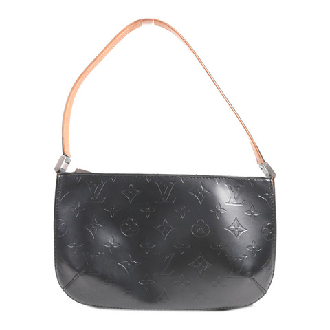 LOUIS VUITTON Monogram Mat Fowler銀扣肩背袋