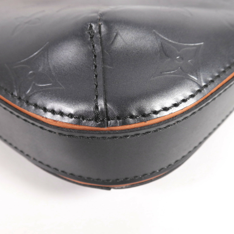 LOUIS VUITTON Monogram Mat Fowler銀扣肩背袋-9