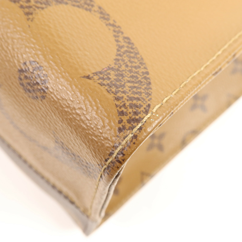 LOUIS VUITTON Monogram Giant On The Go MM金扣手挽肩背兩用袋-10