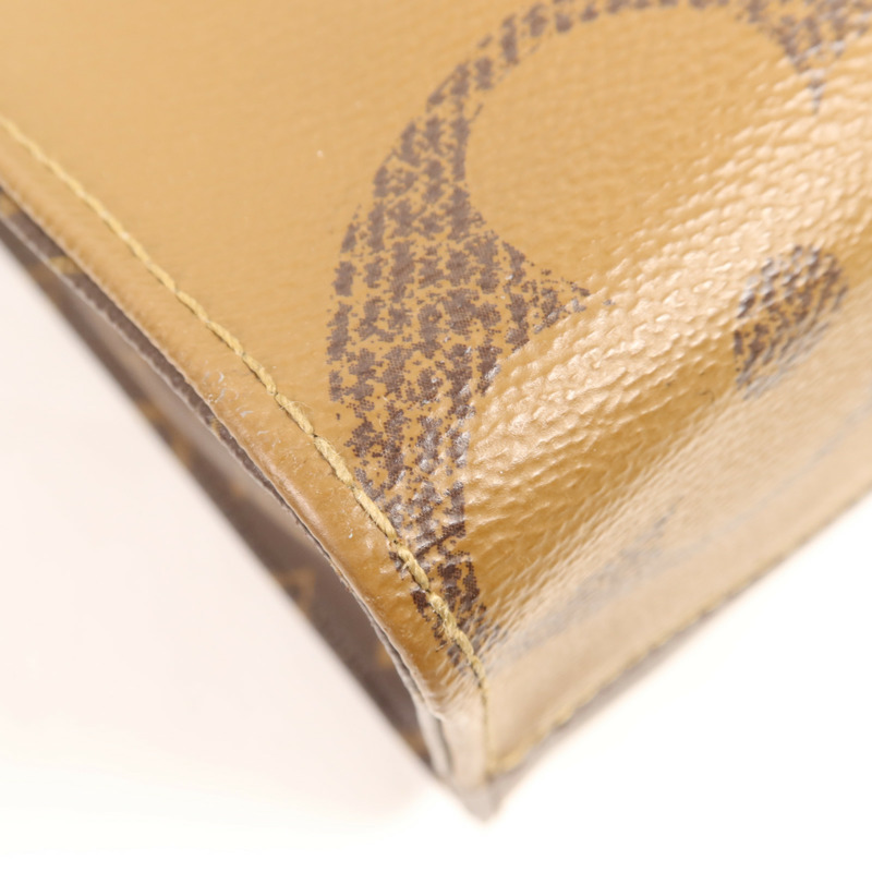 LOUIS VUITTON Monogram Giant On The Go MM金扣手挽肩背兩用袋-11