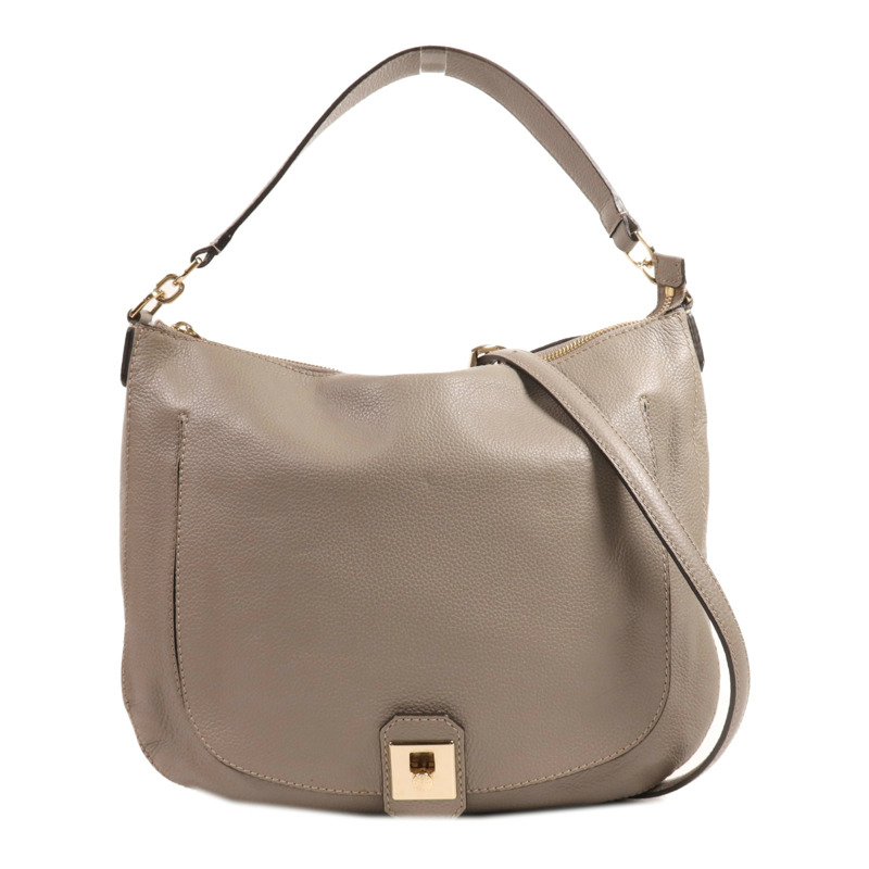 Furla 牛皮皮革Shoulder Bag金扣手挽肩背兩用袋-0