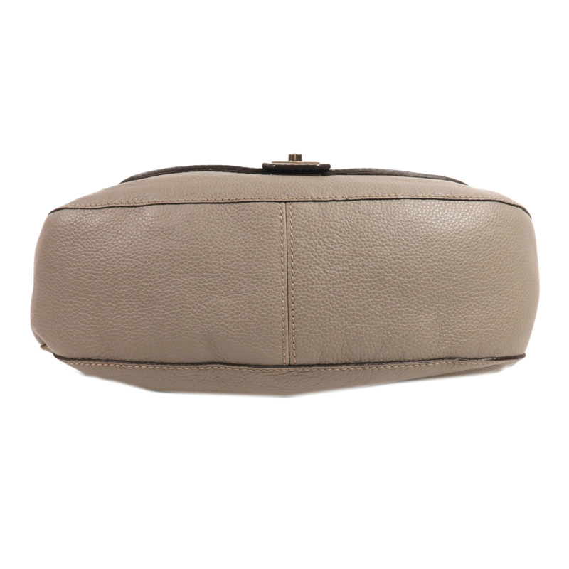 Furla 牛皮皮革Shoulder Bag金扣手挽肩背兩用袋-3