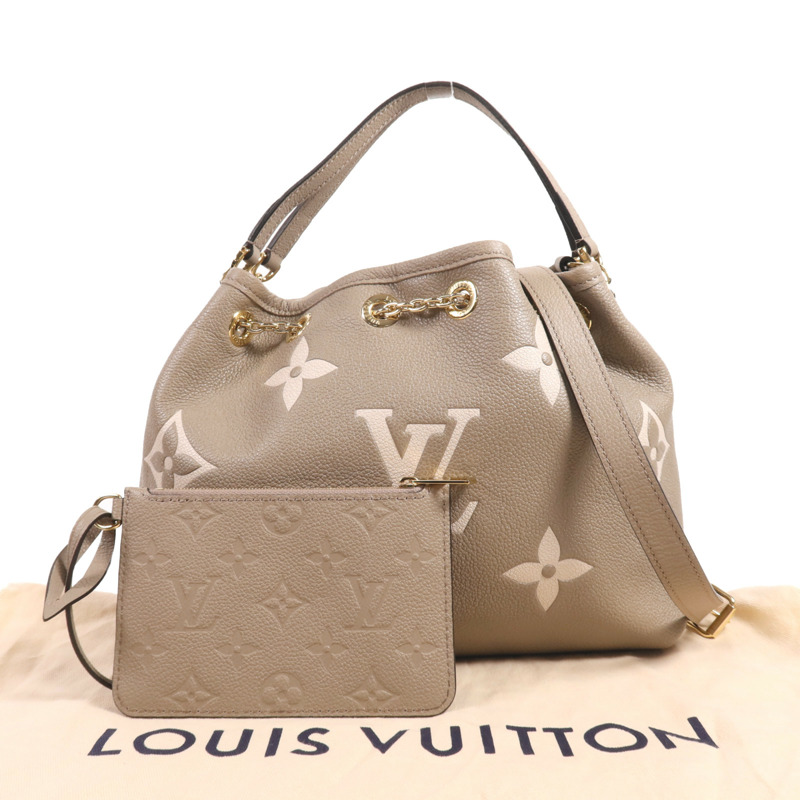 LOUIS VUITTON Monogram Empreinte Bundle金扣手挽肩背兩用袋-8