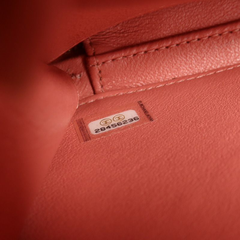 CHANEL 牛皮皮革Vanity Case金扣手挽肩背兩用袋-6